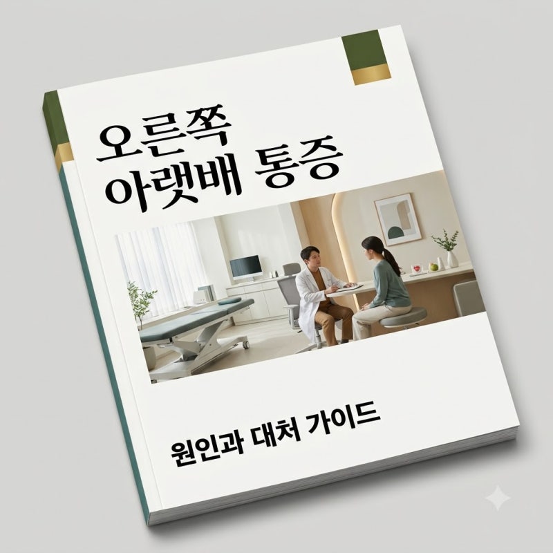 오른쪽 아랫배 통증 원인 5가지 맹장염과 증상별 감별법