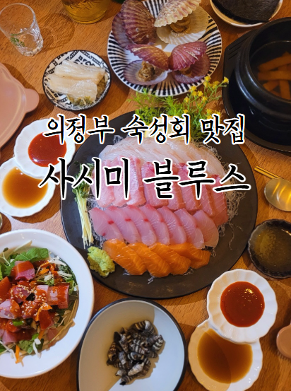 의정부 숙성회 맛집 사시미블루스, 가성비 좋은 아자카야 제철사시미에 서비스까지 푸짐