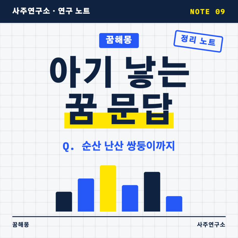 아기 낳는 꿈 해몽 묻고 답하기, 순산 난산 쌍둥이 울음소리까지 열한 가지