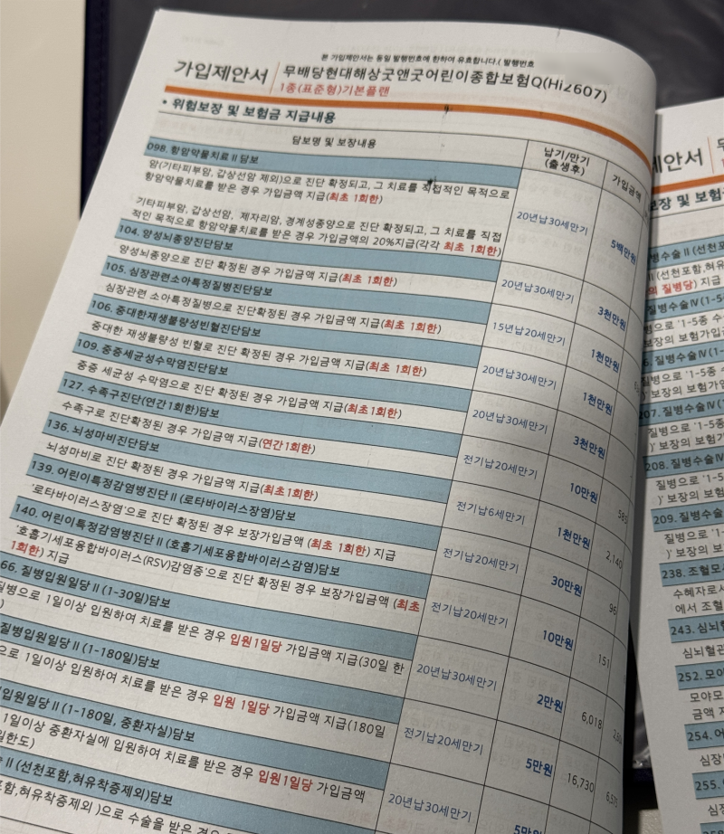 현대해상 태아보험 가입 후기! (5배 페이백 + 산모특약 + 5만원 혜택) 불필요 특약 필수 특약 ....