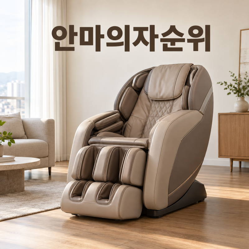 안마의자순위 판매량보다 먼저 확인할 비교 기준 5가지
