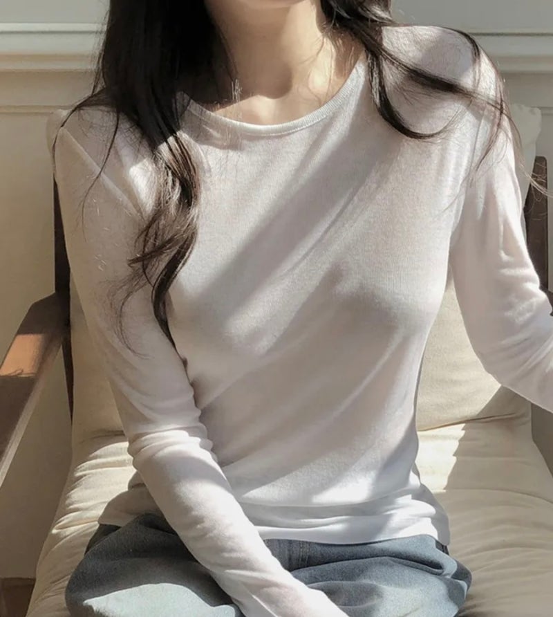 가을맞이 이너티 추천/ 슬로우앤드 올텐셀 티셔츠 실착후기