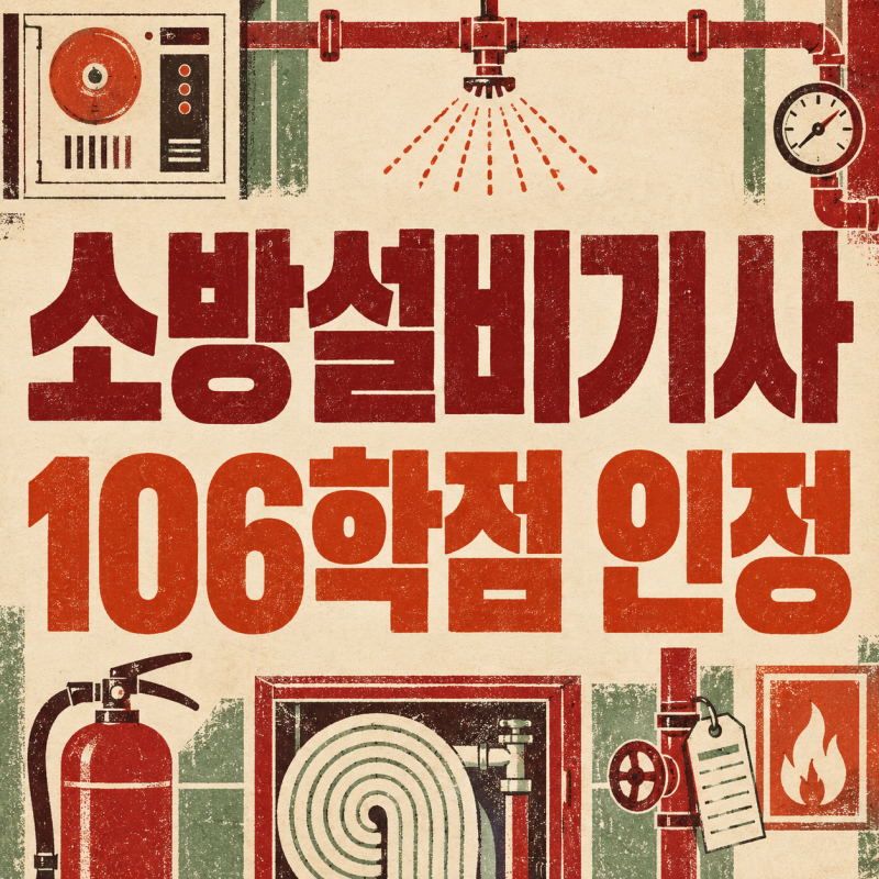 소방설비기사 학점은행제 106학점은 어떻게 인정받을까