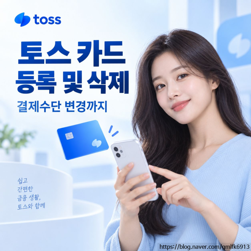 토스 카드 등록 및 삭제 방법, 결제수단 변경까지