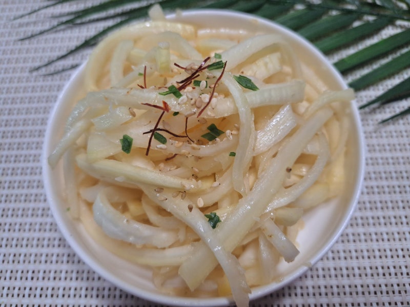 도라지나물 레시피, 추석 음식 차례상 차림 삼색나물