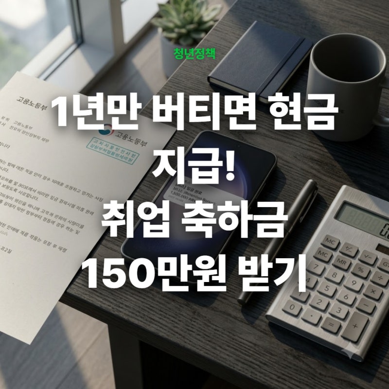 청년 취업성공수당 최대 150만 원 자격 조건과 근속 기간별 신청 가이드
