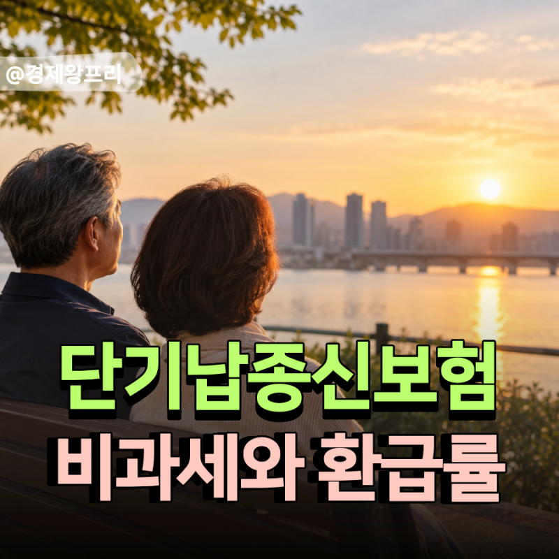 단기납종신보험 비과세와 환급률