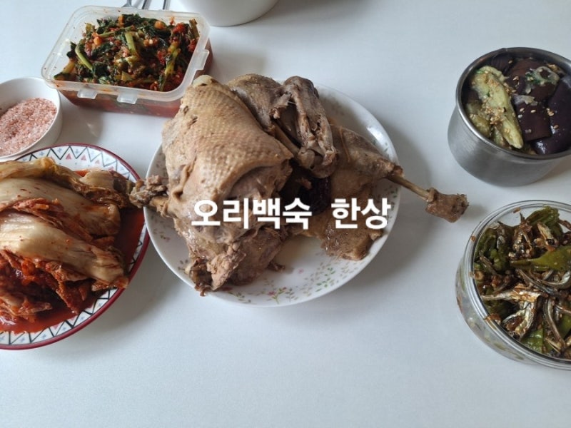 집에서 오리 백숙 해먹기｜압력솥에 푹 끓였더니 야들야들 진국!