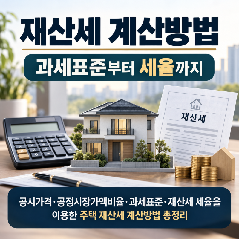 재산세는 어떻게 계산될까 과세표준·공정시장가액비율·세율로 알아보는 재산세 계산방법