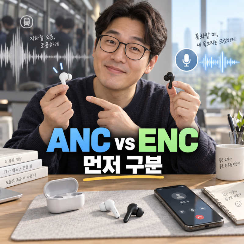 노이즈캔슬링 이어폰, ANC만 보고 사면 놓치는 기준 5가지