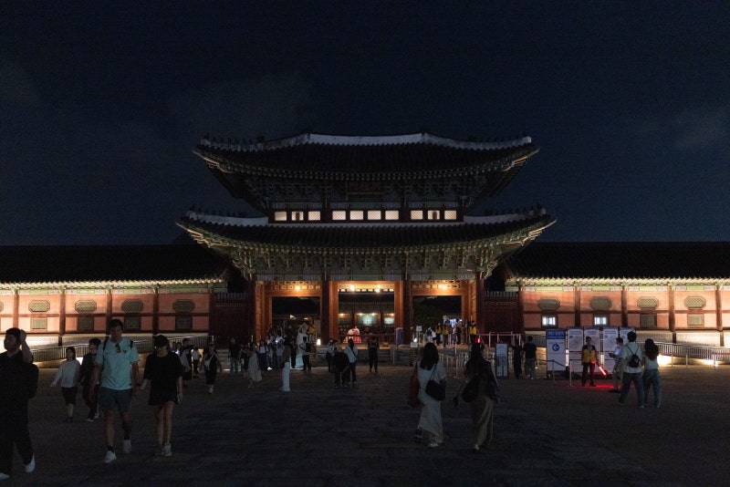 서울 야경 명소 경복궁, 캐논 EOS R5 Mark II 촬영 후기