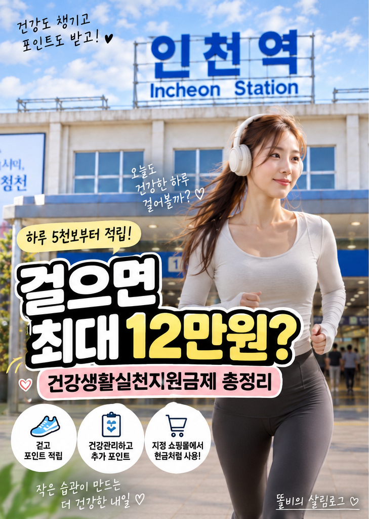 걸으면 최대 12만원? 건강생활실천지원금제 대상·신청방법 총정리