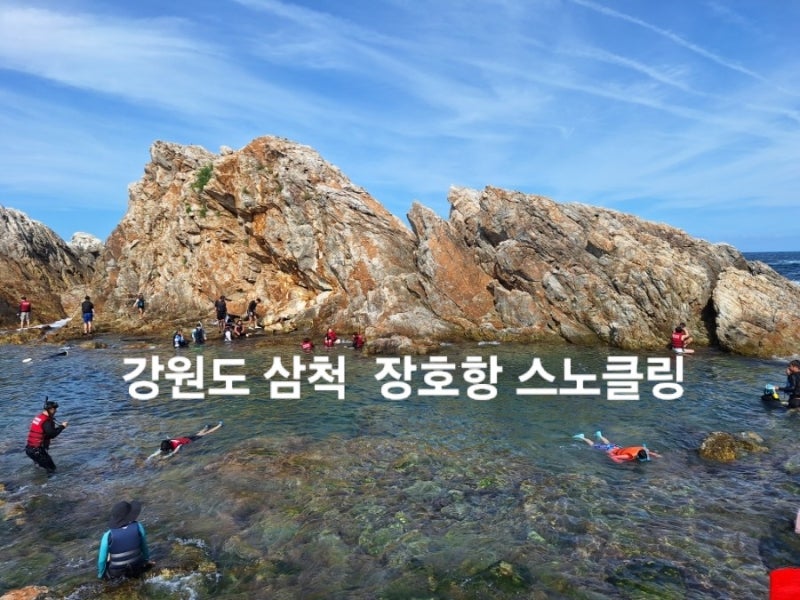 삼척 2박 3일 여행｜첫날 장호항 스노클링