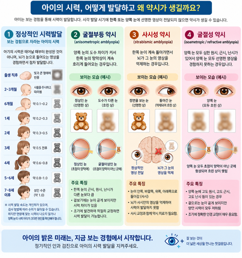 [호치민 김안과] 소아의 시력발달과 약시