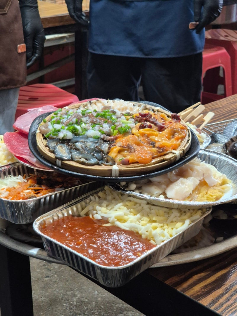 부산 송도 조개구이 맛집 암남공원조개구이 갈매기 내돈내산 후기
