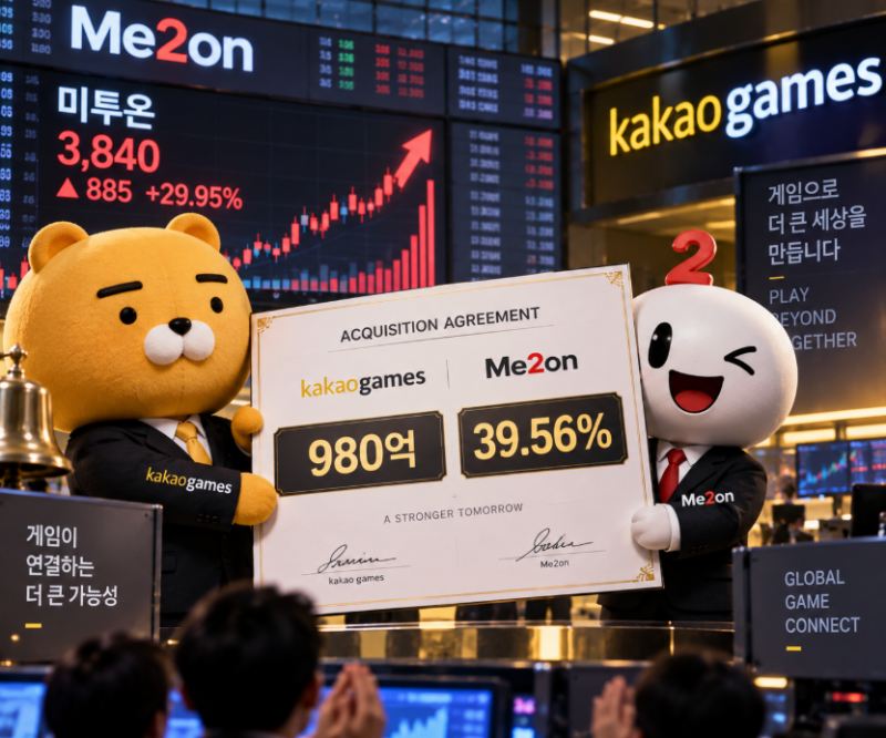 주가 3천원인데 카카오게임즈는 1만원에 샀다? 미투온 갑자기 상한가 간 진짜 이유