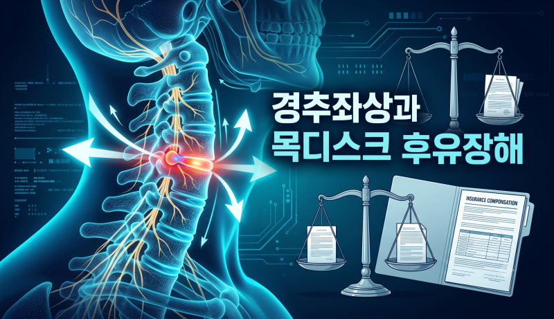 [손해사정 실무] “2주 진단 경추좌상인데 왜 팔이 저릴까?”단순염좌가 아닌 목디스크·후유....