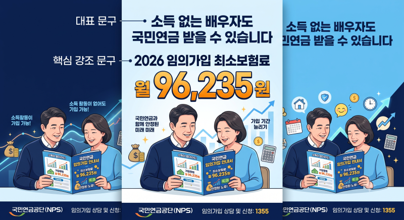 2026 국민연금 임의가입 신청방법｜전업주부 최소보험료와 가입조건