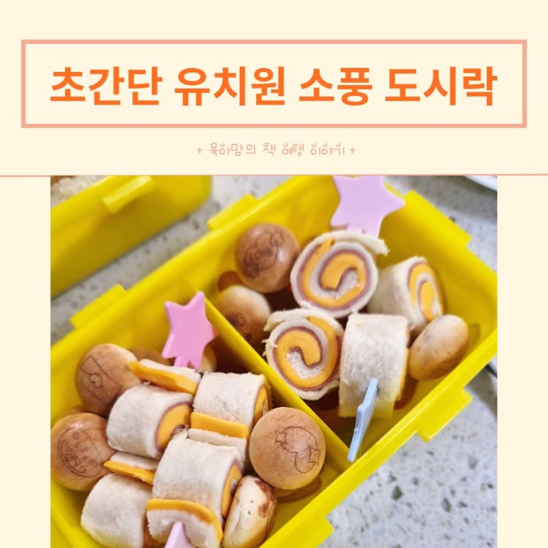유치원 도시락 싸기 초간단 어린이집 도시락 소풍 도시락 만들기