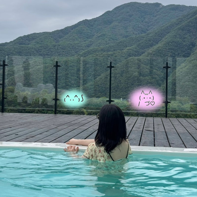 [강원도] 빌라드무 1동 / 홍천 풀빌라 / 산뷰 바라보며 수영하는 신상홍천펜션