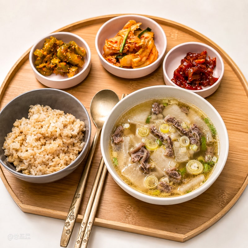 소고기무국 끓이는법 맑은 명절 탕국 레시피