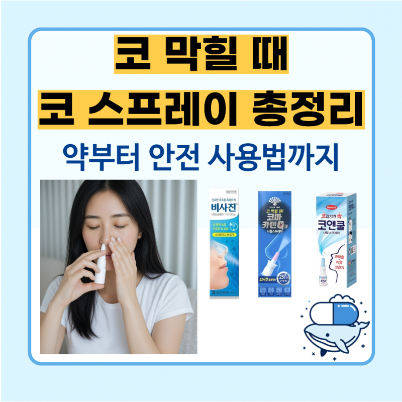 약국 코 스프레이 완전정리, 보습부터 코막힘·비염 스프레이까지