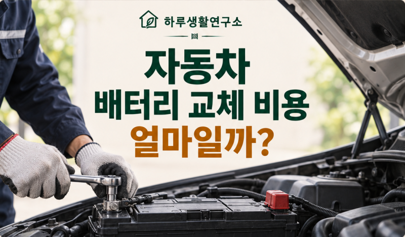 자동차 배터리 교체 비용 얼마일까?｜일반·AGM·출장 교체 가격 비교