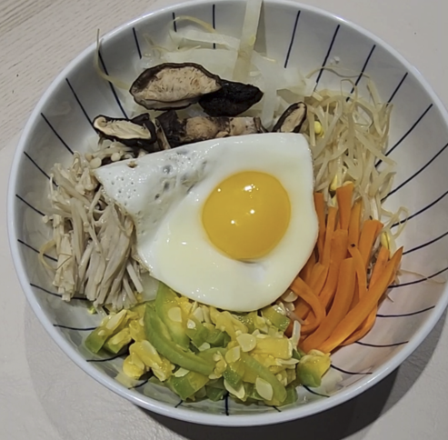 비빔밥 재료 간단한 채소찜 비빔밥 레시피