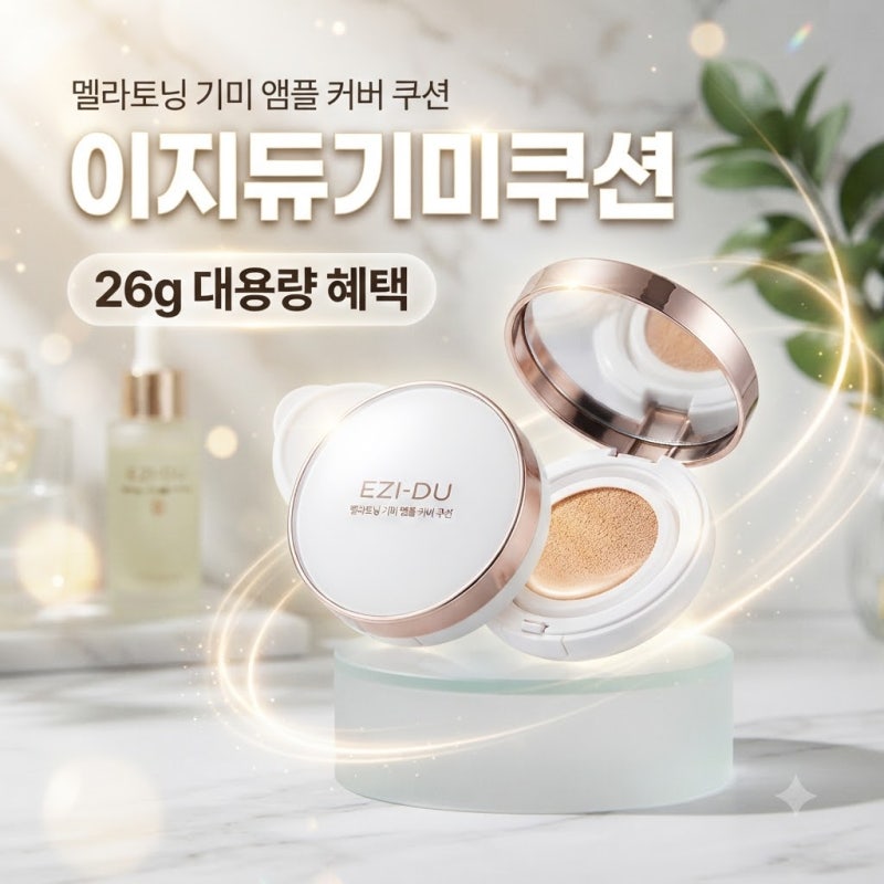 26g 대용량 혜택에 반응 터진 이지듀 멜라 비 토닝 기미 앰플 쿠션 정체