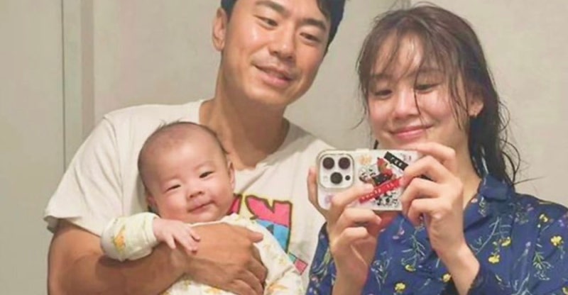 이시언♥서지승, 생후 4개월 아들 얼굴 최초 공개…“아빠 판박이라 깜짝”