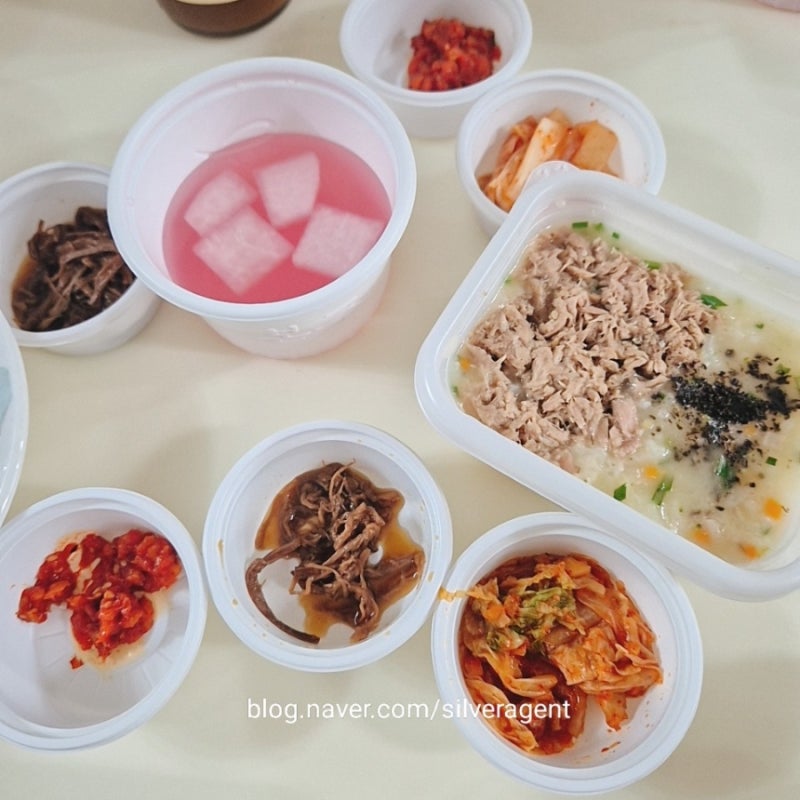 서면본죽 참치야채죽 동지팥죽