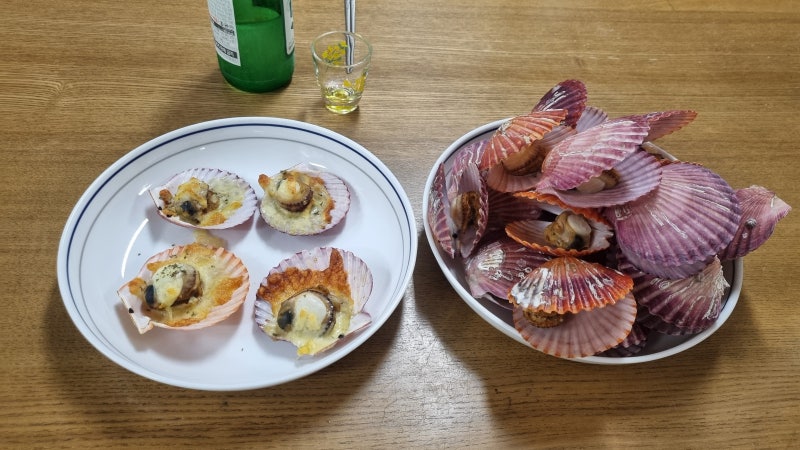 세척 홍가리비 가리비 찜 홍가리비 요리 후기