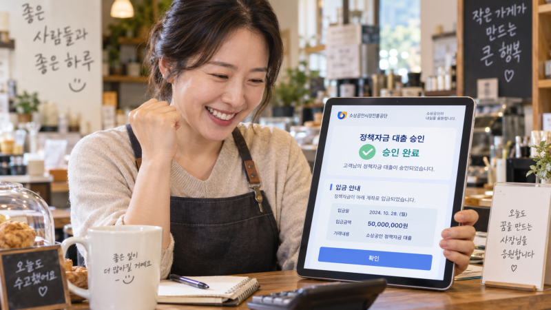 시중은행 7% 금리 찢어버린 연 2.5%의 반전? 소상공인 정책자금 5,000만 원 '단 4분 컷' 입금 후기