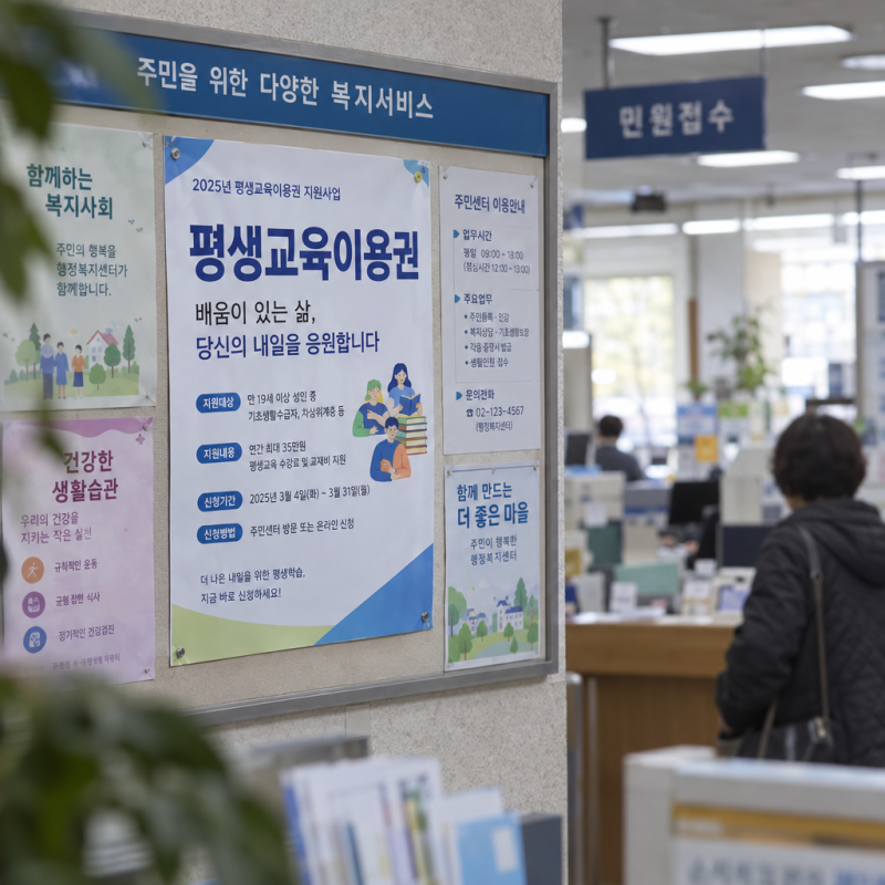 평생교육이용권 "연 35만원 지원" 평생교육바우처 사용처와 신청기간 총정리