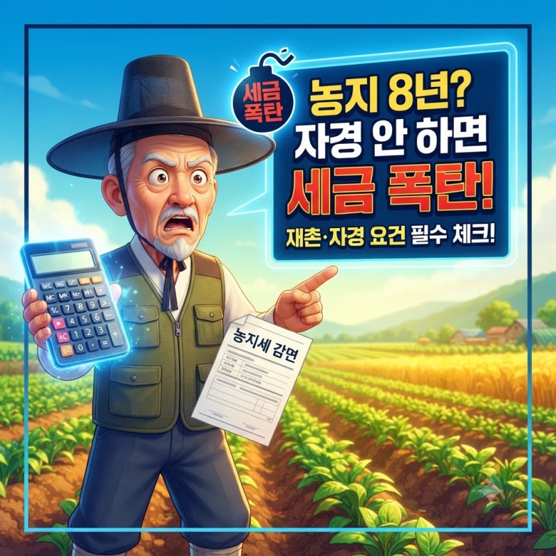 농지 양도소득세 계산기