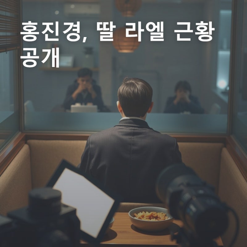 홍진경이 미국에 있는 딸 소식에 충격받은 이유