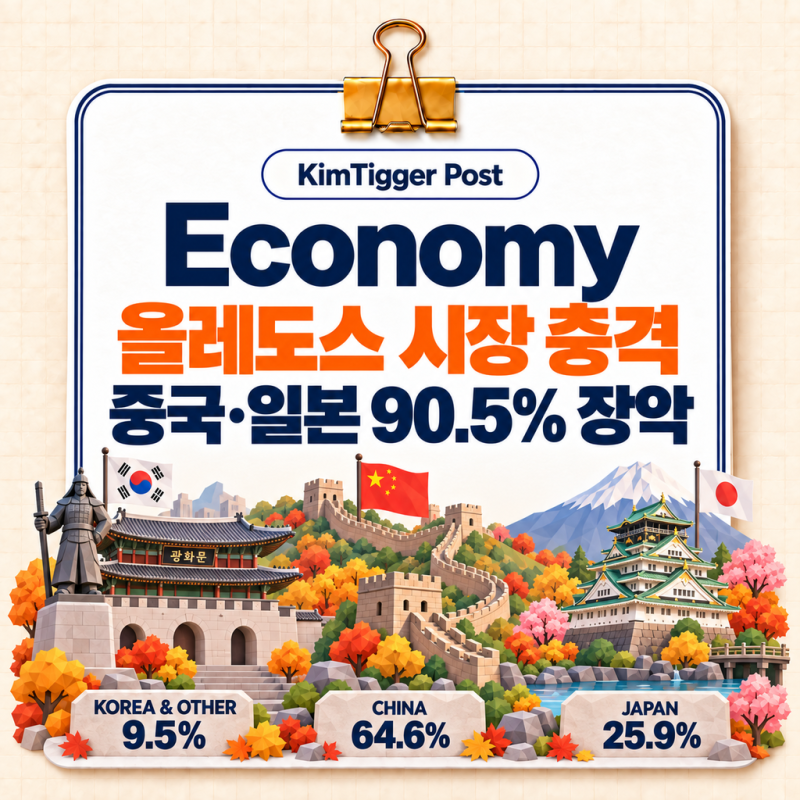 스마트폰 다음 전쟁인데 한국은 9.5%에도 못 미친다? 중국·일본이 삼킨 ‘올레도스’의 충격