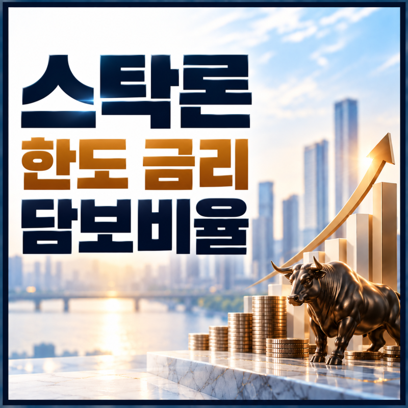 스탁론 주식담보대출 한도 금리 비교 담보비율 뜻과 주의할 점