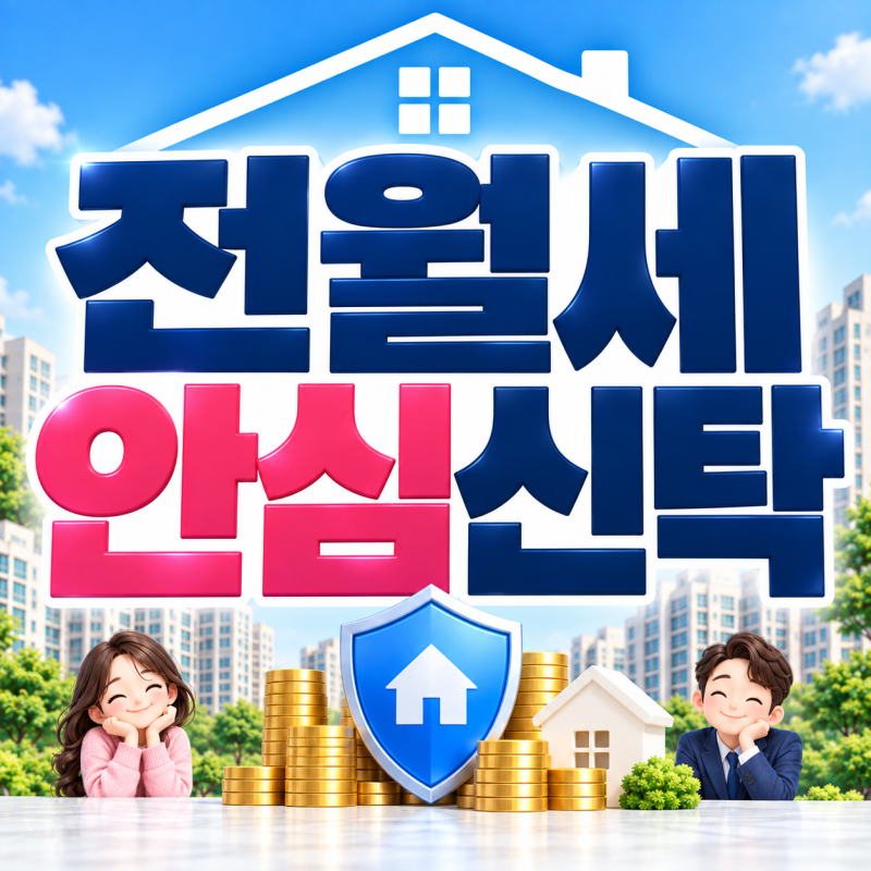 전월세 안심신탁이란? 전세보증금은 안전하게, 임대인은 안정적인 수익!!