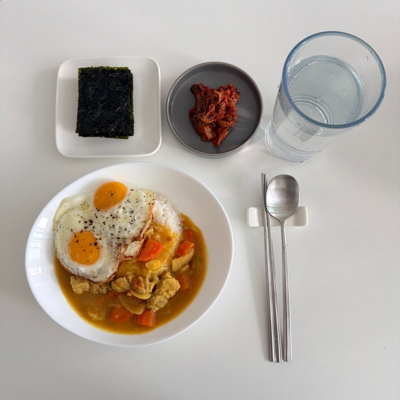 한그릇식사 추천 삼겹살카레라이스 오뚜기 카레 매운맛으로 완성한 집밥