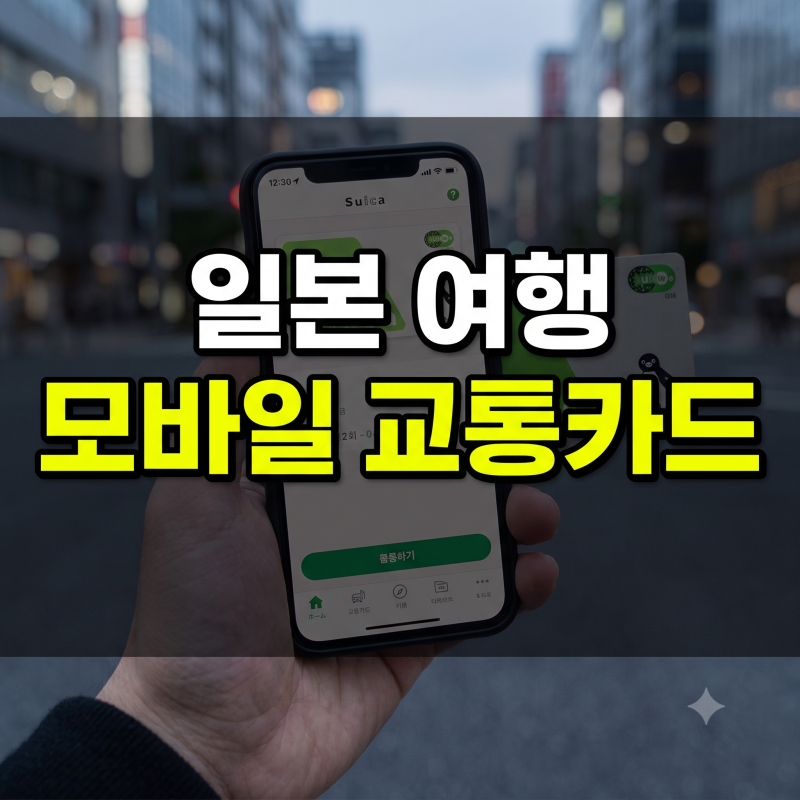 일본 여행 모바일 스이카·파스모 발급 및 충전법: 트래블카드 연동 꿀팁