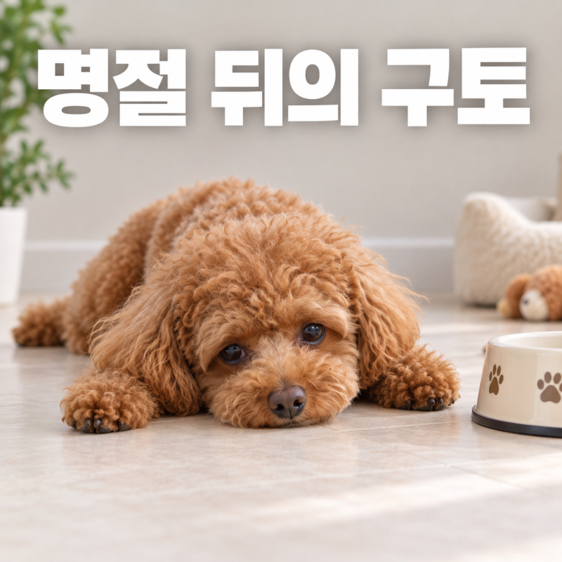 강아지 췌장염 증상과 원인, 기름진 음식 먹은 뒤 병원 가는 기준