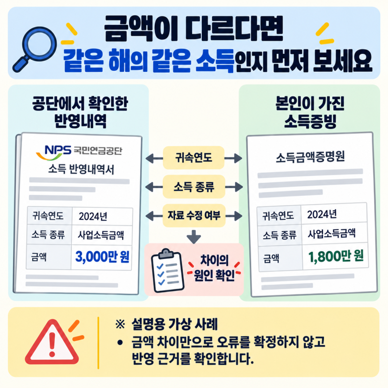건강보험료 정산이 잘못된 것 같아요. 정정 요청과 이의신청은 어떻게 다른가요?