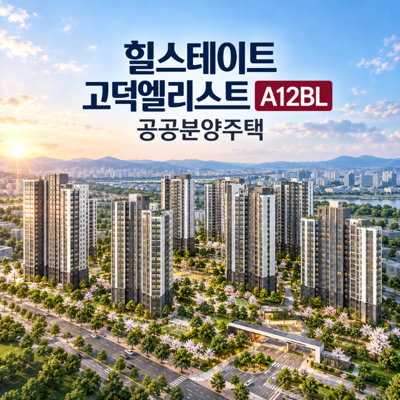 평택 힐스테이트 고덕엘리스트 A12BL 공공분양주택 분양일정·청약조건·입지·학군 총정리