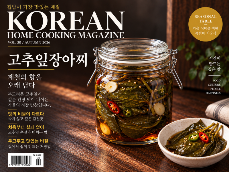고추잎장아찌 만드는 법 | 질기지 않고 아삭한 어머니 간장비율