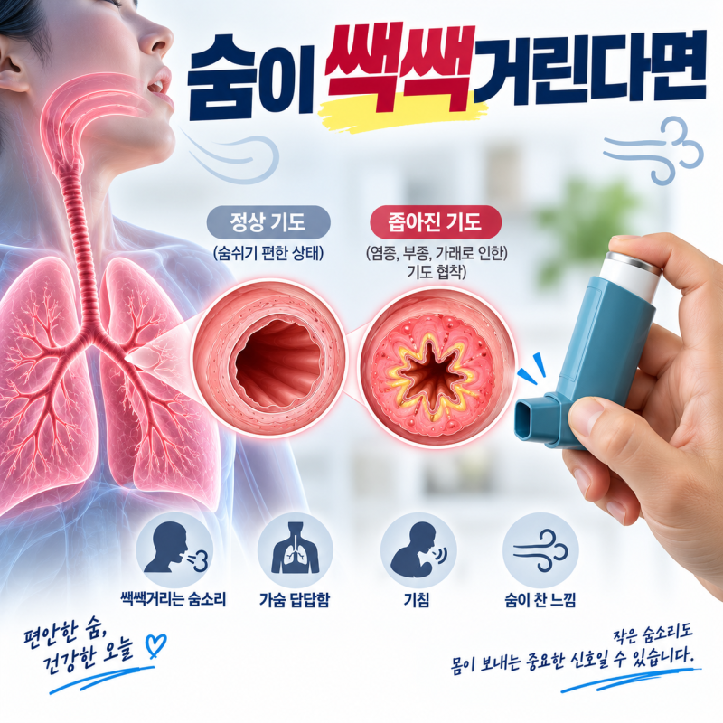 천식, 흡입제만 꾸준히 써도 일상생활엔 문제없어요