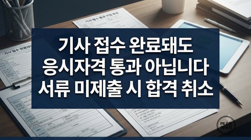 기사 접수 완료가 응시자격 통과는 아닙니다 (큐넷 서류심사 기준과 주의사항)