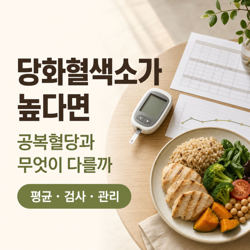 당화혈색소 정상수치, 공복혈당과 다른 점 총정리