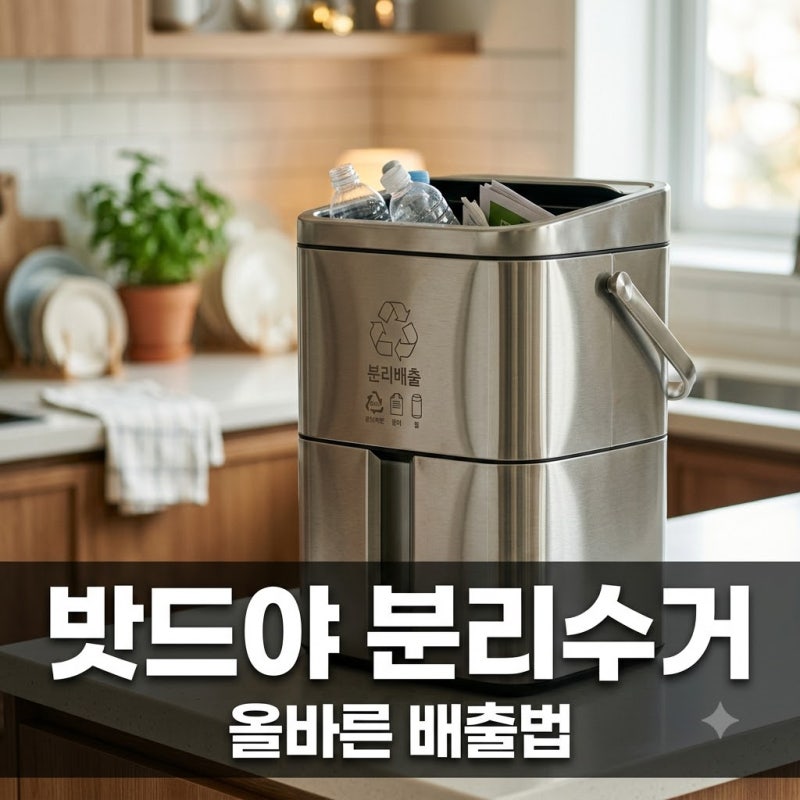 밧드야 분리수거함 쓰다 그냥 버리면 과태료? 뜻밖의 반전 배출법..
