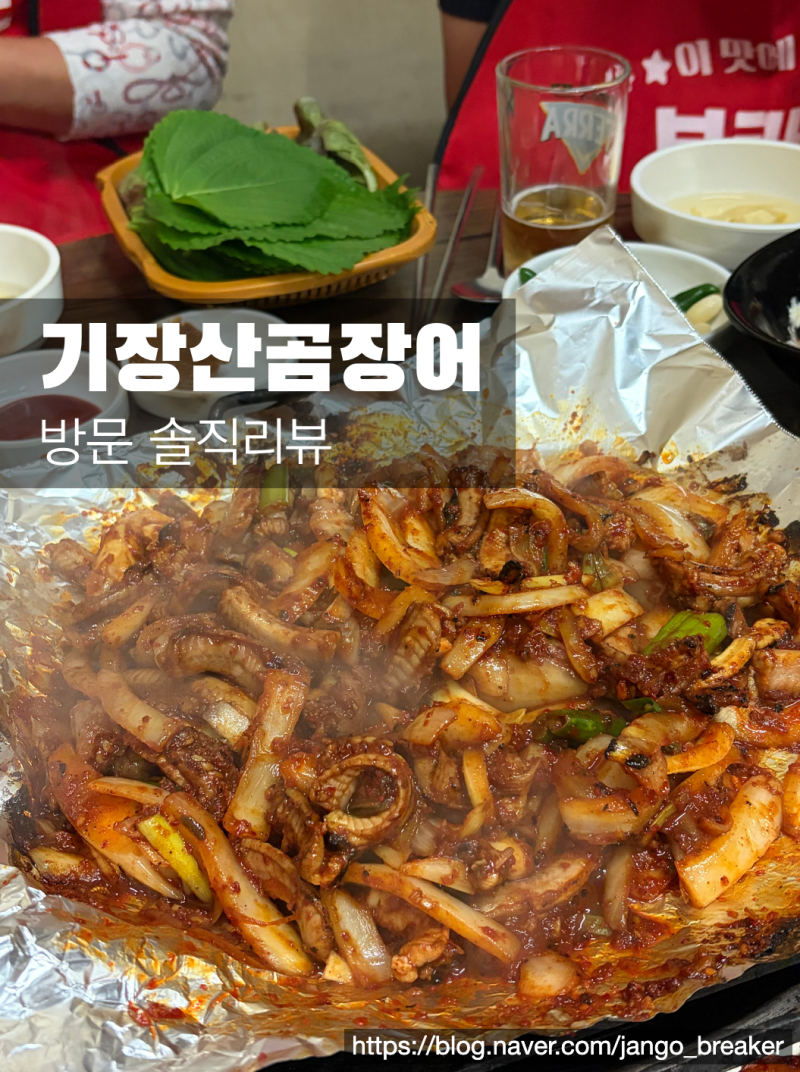 [부산 수영 로컬 맛집] 기장산곰장어 후기 (로컬맛집, 소금, 양념구이 & 볶음밥까지)